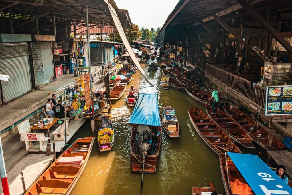 roteiro tailandia 7 dias mercado flutuante bangkok